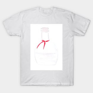 container, bottle, pharmacy, science, alchemy, watercolor, illustration, trend, trendy, sketch, hand drawn, laboratory, laboratory assistant T-Shirt